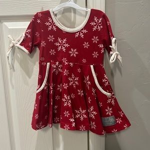 Eleanor Rose Christmas Snowflake Dress